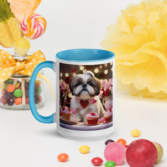 Shih Tzu Romantic- Mug with Color Inside