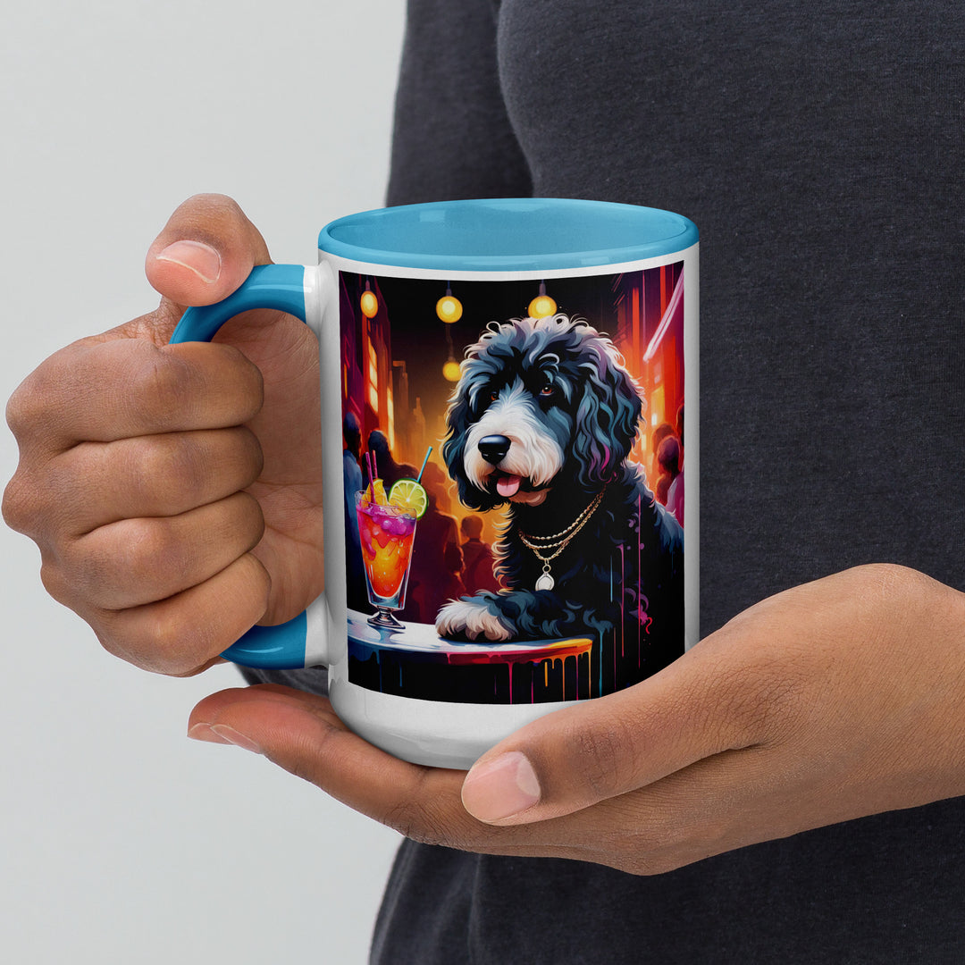 Bernedoodle General- Mug with Color Inside v4