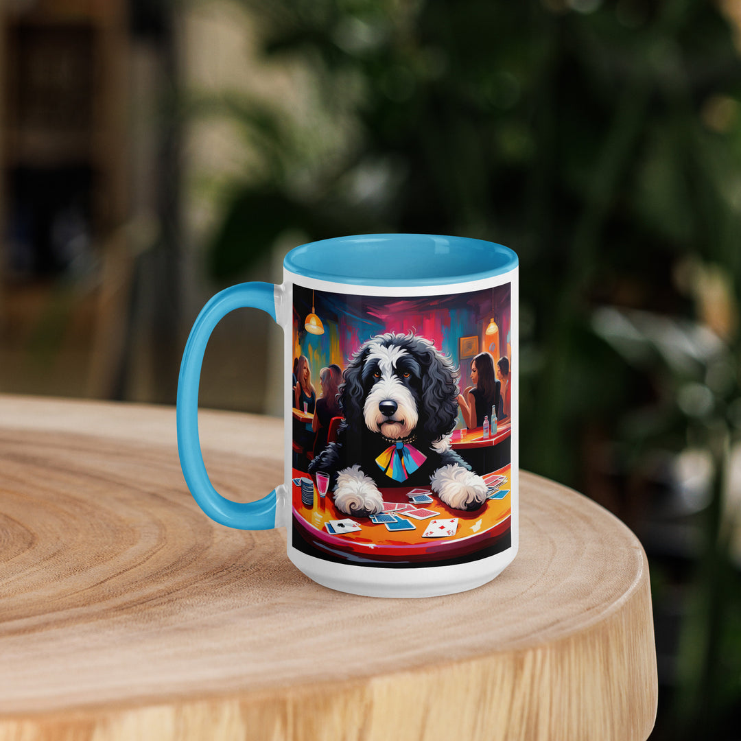 Bernedoodle General- Mug with Color Inside v5