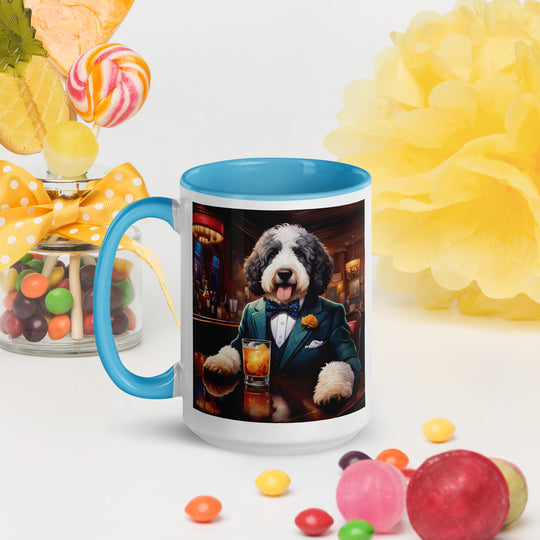 Bernedoodle General- Mug with Color Inside v9