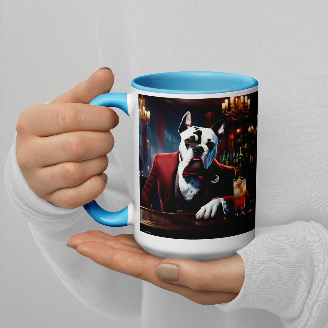 Catahoula Bulldog General- Mug with Color Inside v7