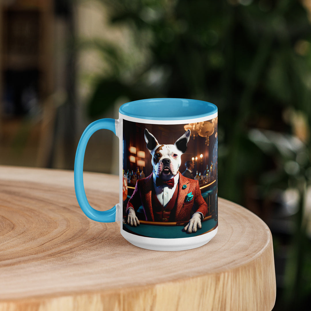 Catahoula Bulldog General- Mug with Color Inside v12