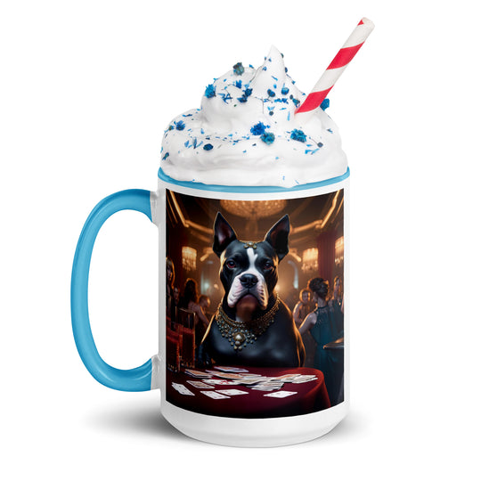 Catahoula Bulldog General- Mug with Color Inside v13