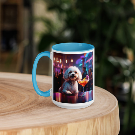 Cavapoo General- Mug with Color Inside v12