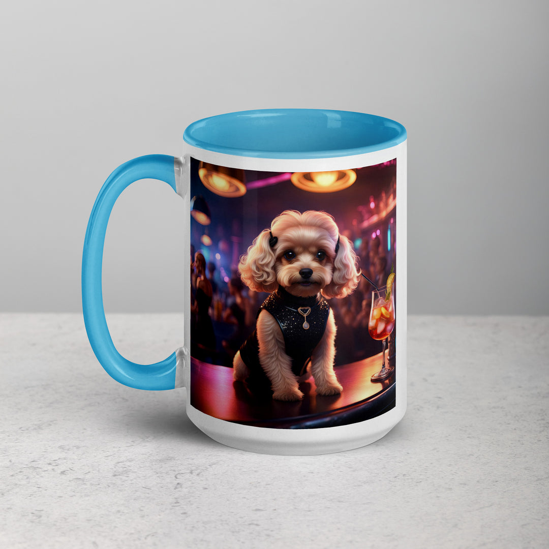 Cavapoo General- Mug with Color Inside v19