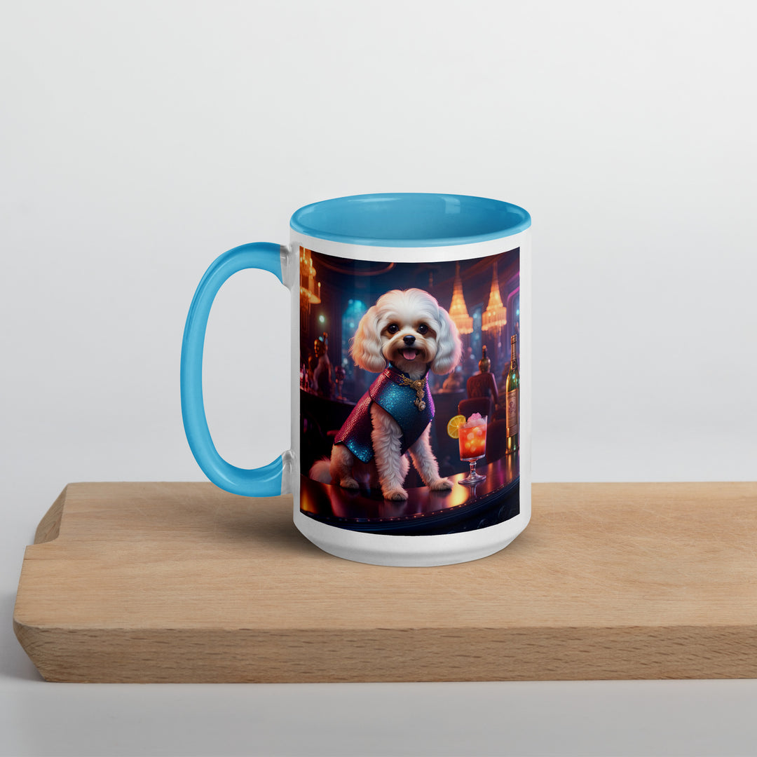 Cavapoo General- Mug with Color Inside v23