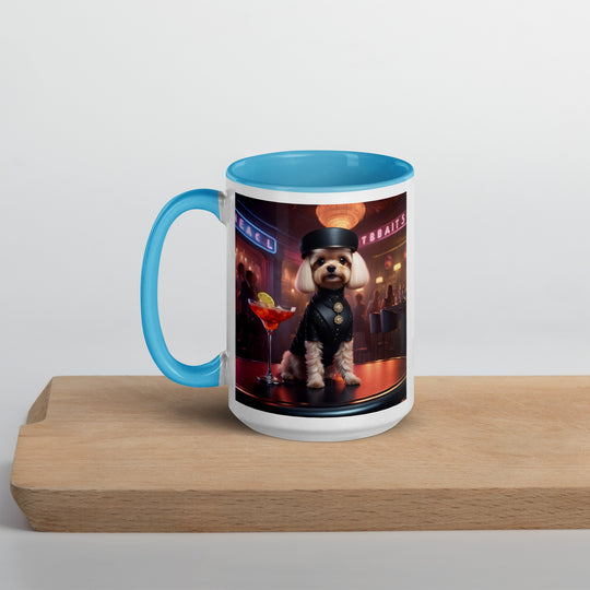 Cavapoo General- Mug with Color Inside v27