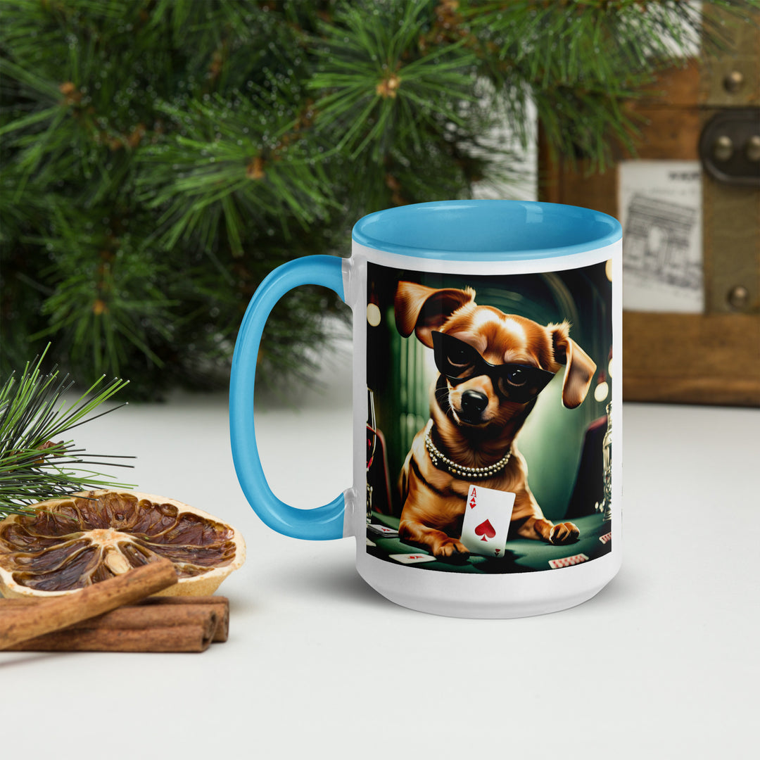 Chiweenie General- Mug with Color Inside v5