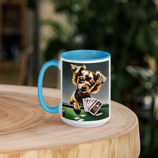 Chiweenie General- Mug with Color Inside v11