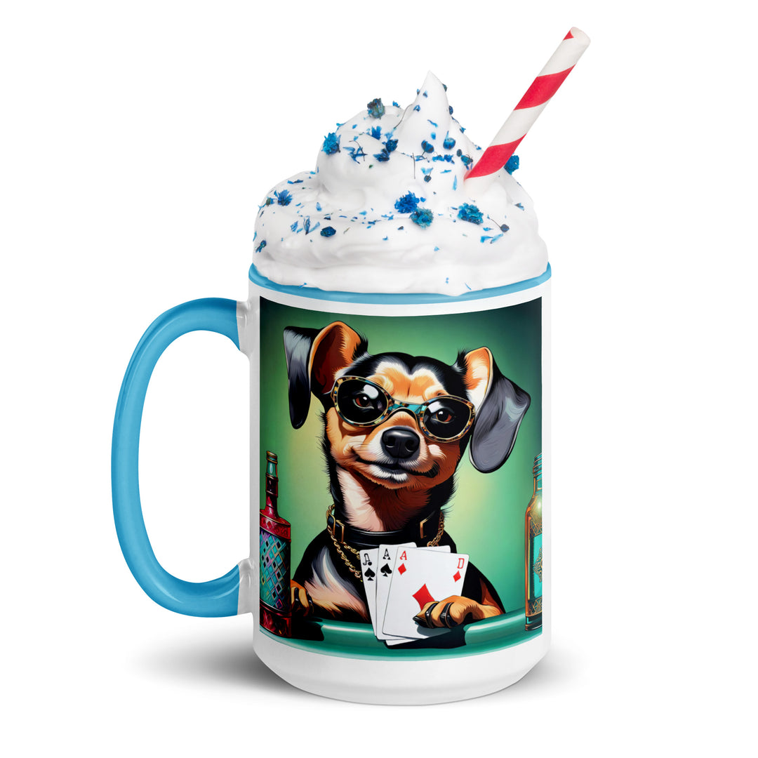 Chiweenie General- Mug with Color Inside v13