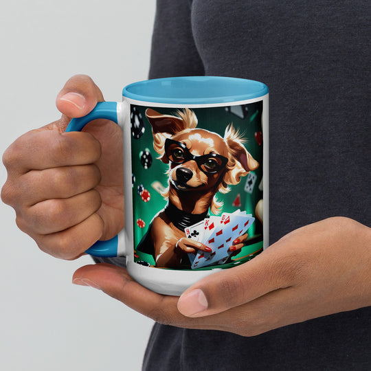 Chiweenie General- Mug with Color Inside v15