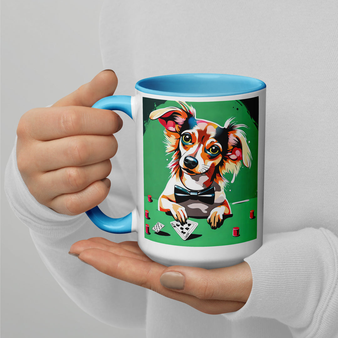 Chiweenie General- Mug with Color Inside v17