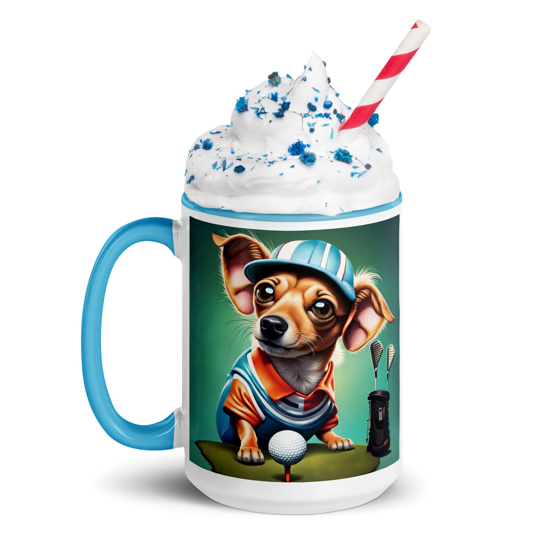 Chiweenie General- Mug with Color Inside v18