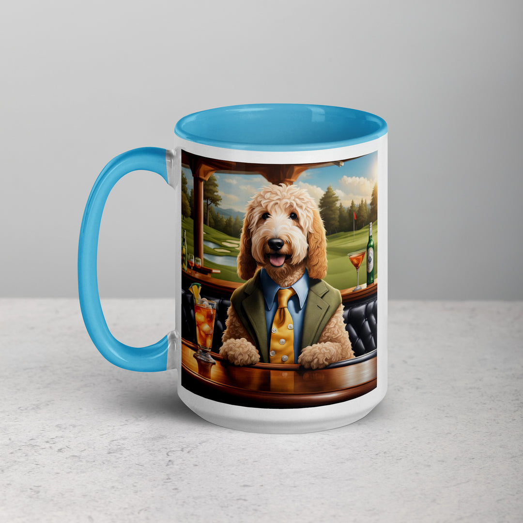 Goldendoodle- Mug with Color Inside v4