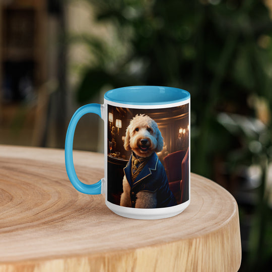 Goldendoodle- Mug with Color Inside v5