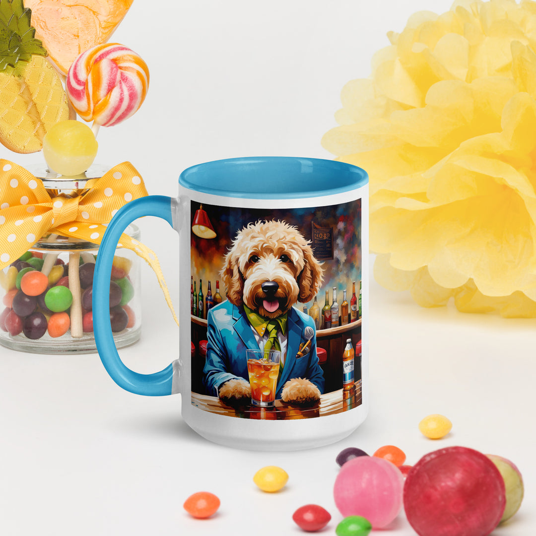 Goldendoodle- Mug with Color Inside v6