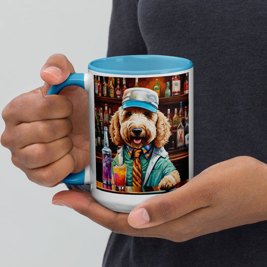 Goldendoodle- Mug with Color Inside v8