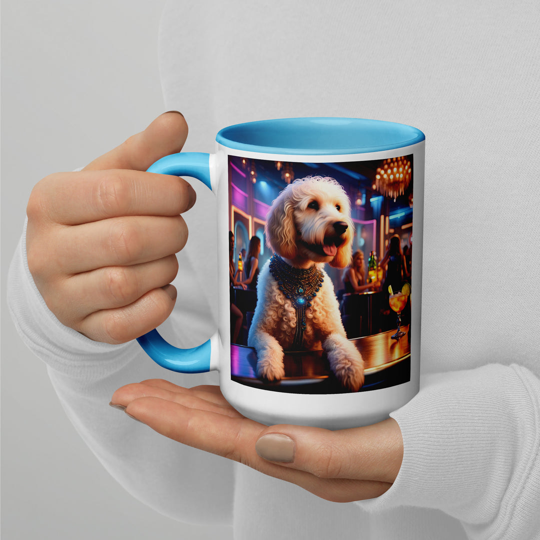 Goldendoodle- Mug with Color Inside v9