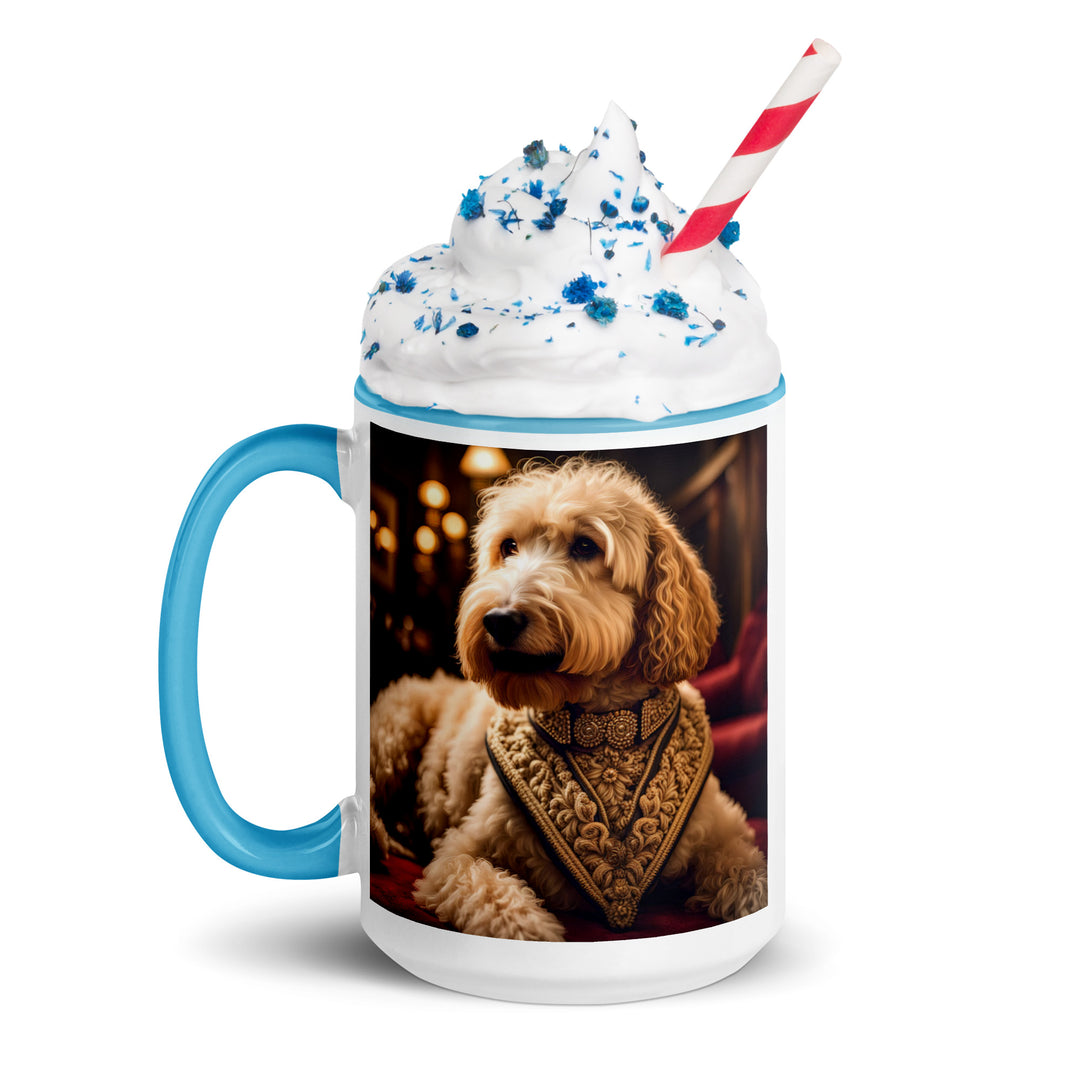 Goldendoodle- Mug with Color Inside v13