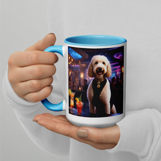 Goldendoodle- Mug with Color Inside v14