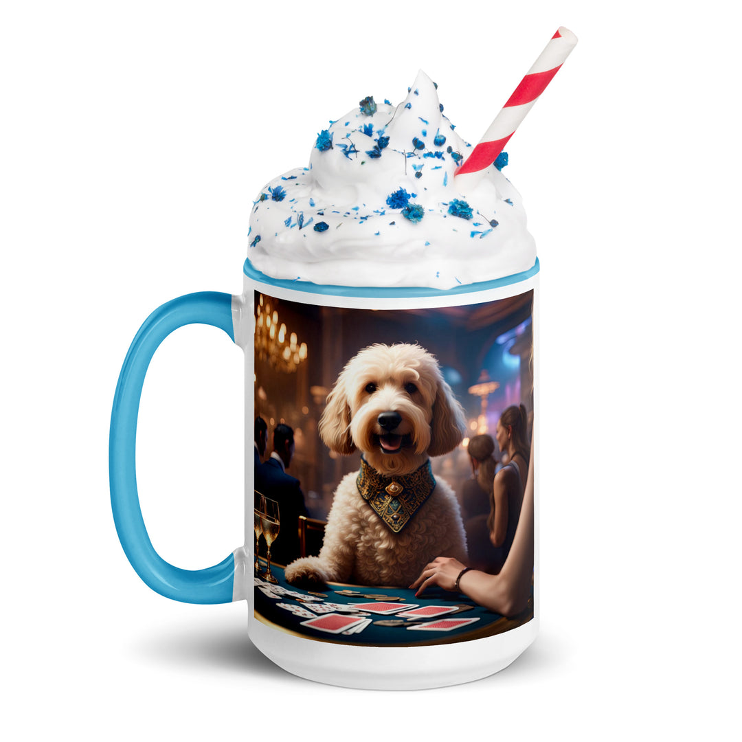 Goldendoodle- Mug with Color Inside v17