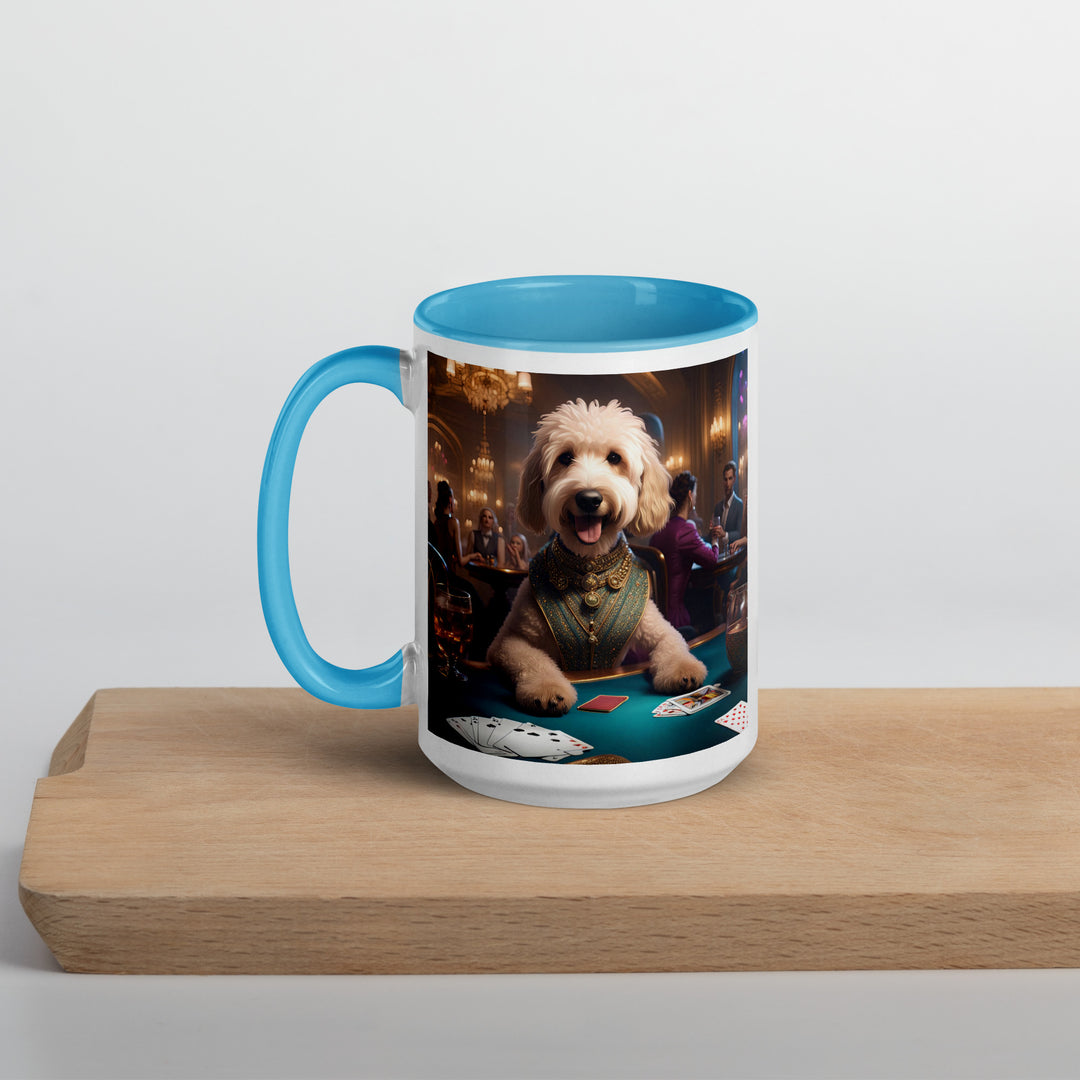 Goldendoodle- Mug with Color Inside v18