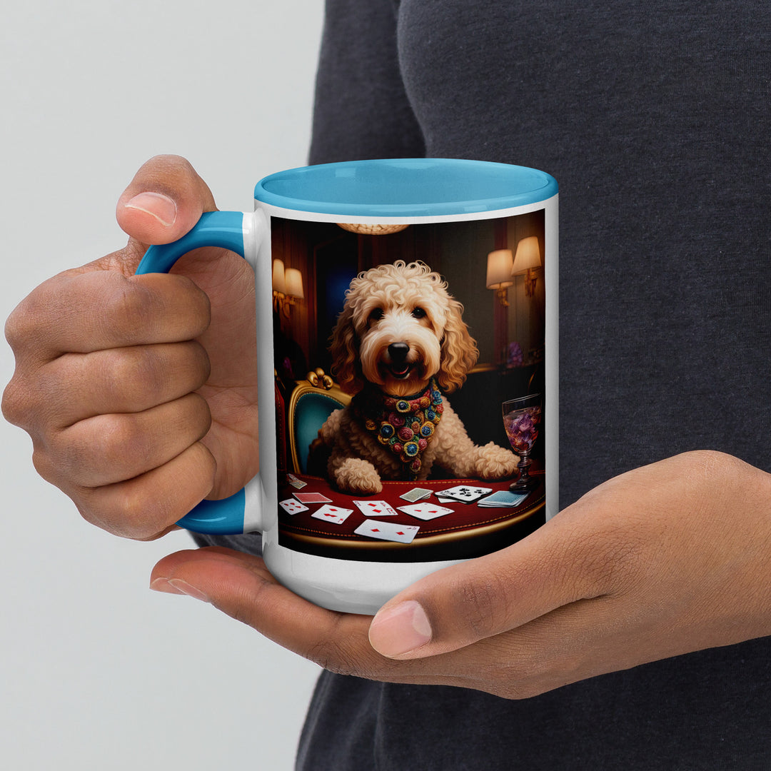 Goldendoodle- Mug with Color Inside v21