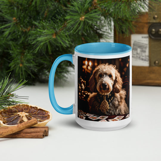 Goldendoodle- Mug with Color Inside v23