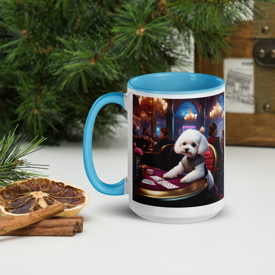 Maltipoo General- Mug with Color Inside v9