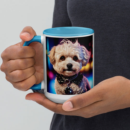 Maltipoo General- Mug with Color Inside v11