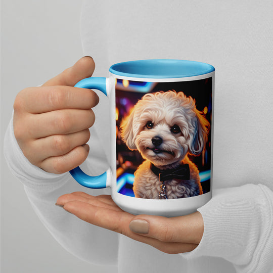 Maltipoo General- Mug with Color Inside v14