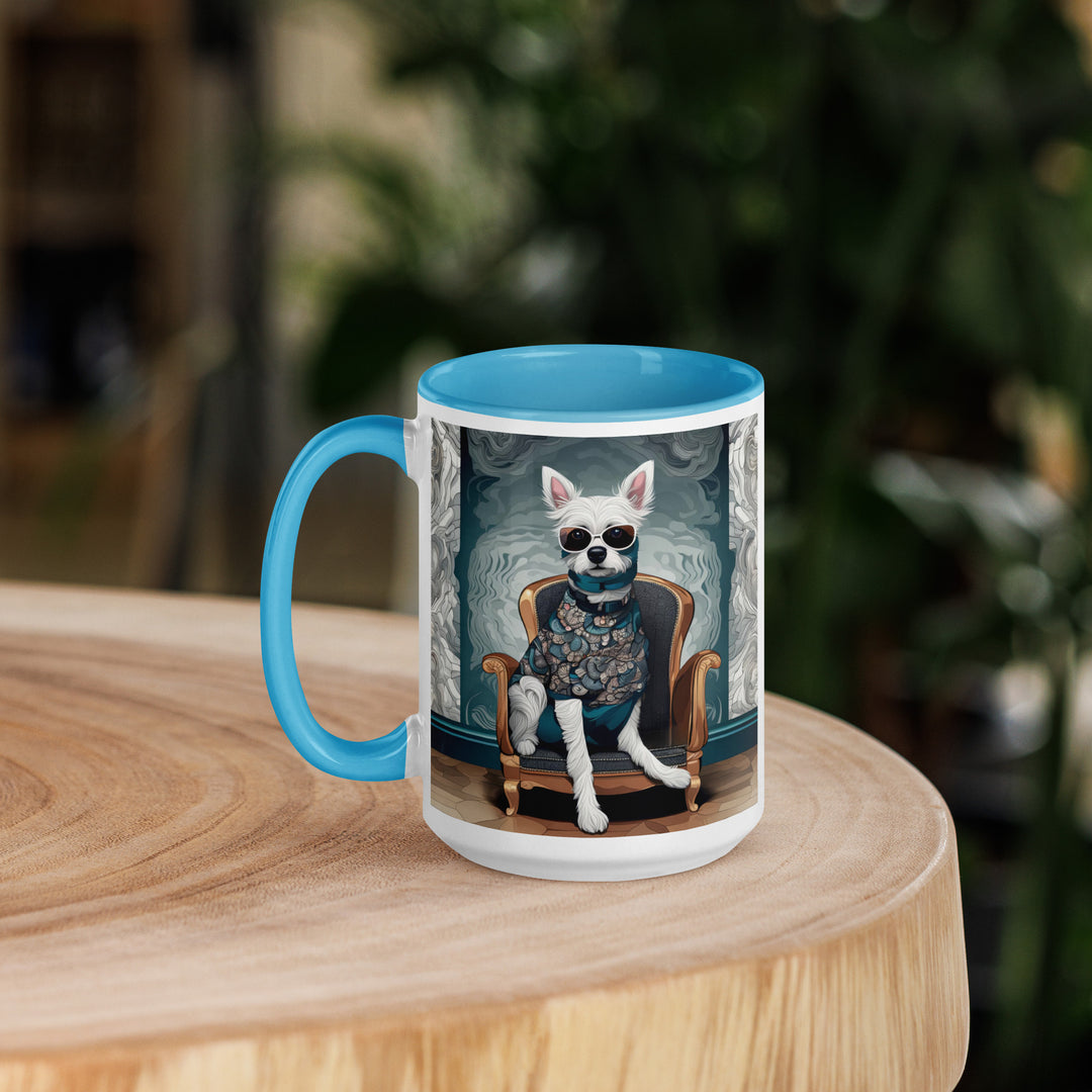 Pekapoo General- Mug with Color Inside v8