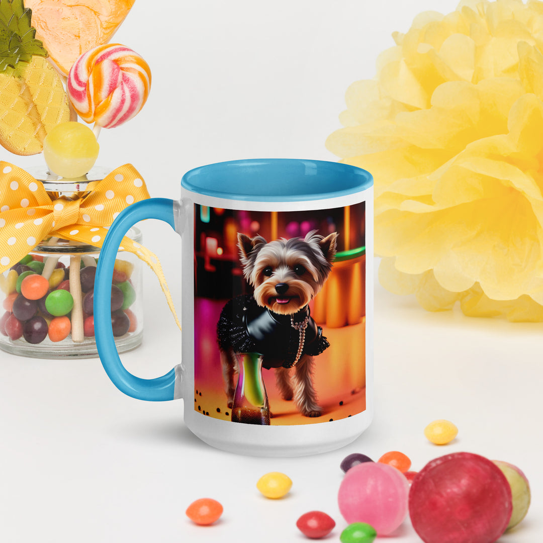 Yorkipoo General- Mug with Color Inside v5