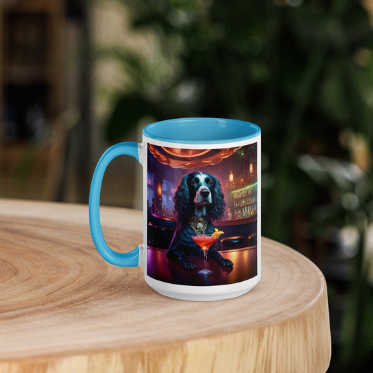 Sprocker Spaniel General- Mug with Color Inside v10