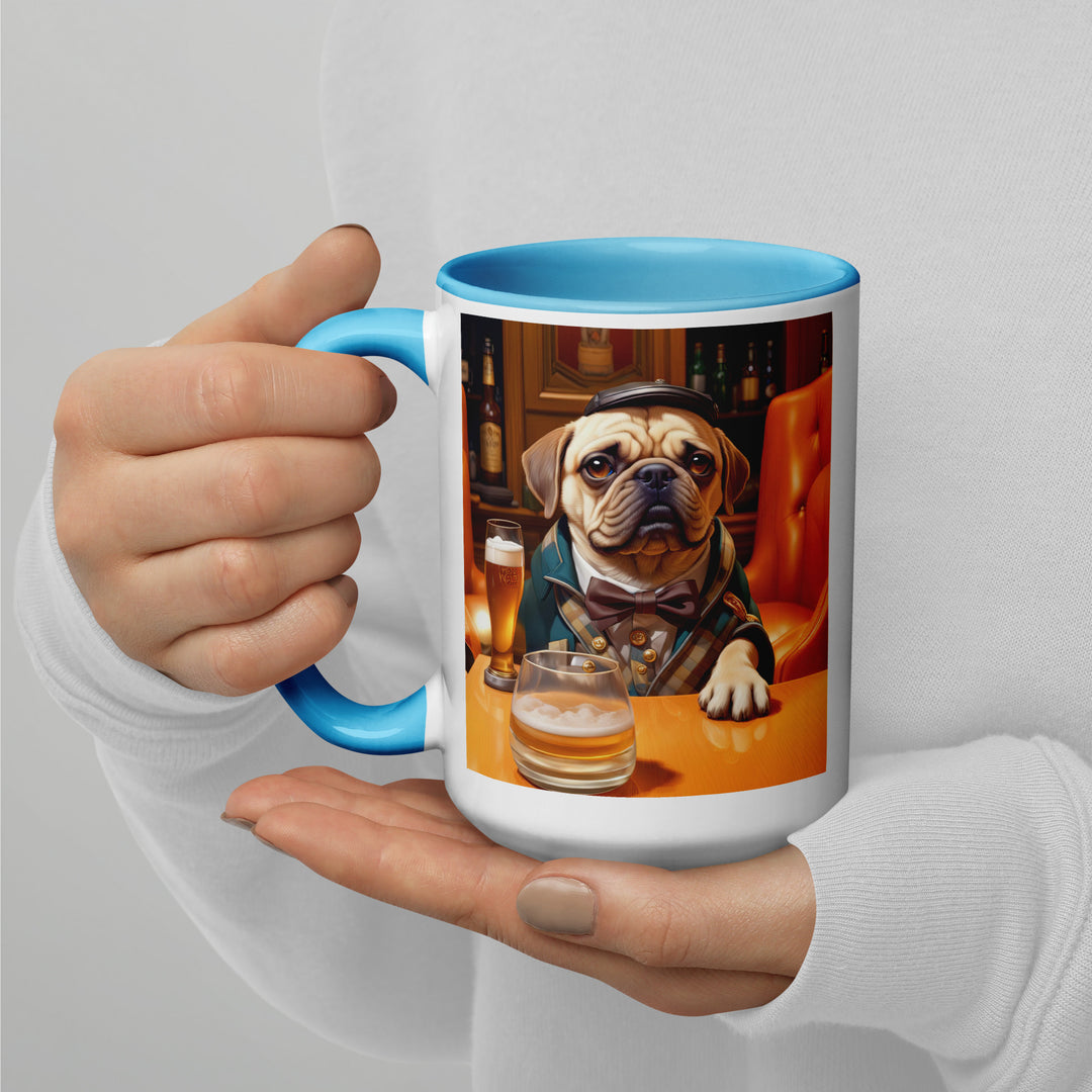 Puggle General- Mug with Color Inside v2