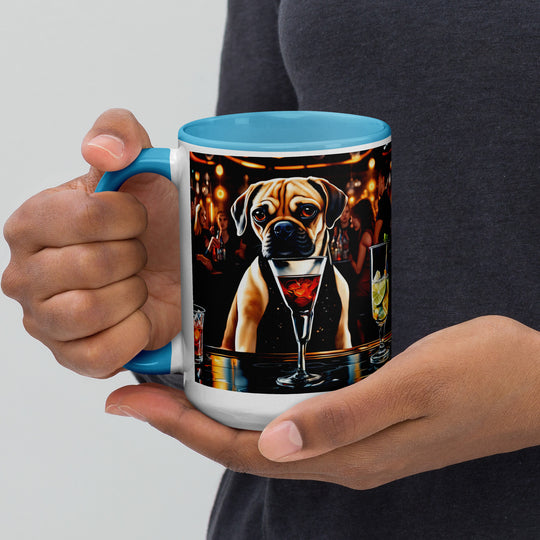 Puggle General- Mug with Color Inside v7