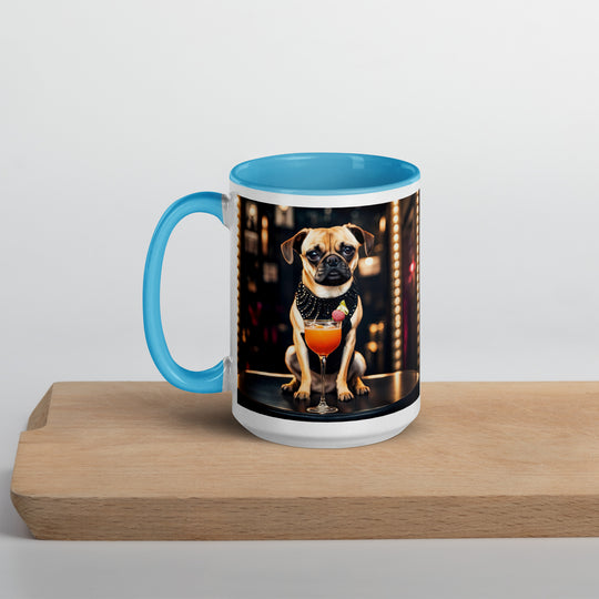 Puggle General- Mug with Color Inside v13