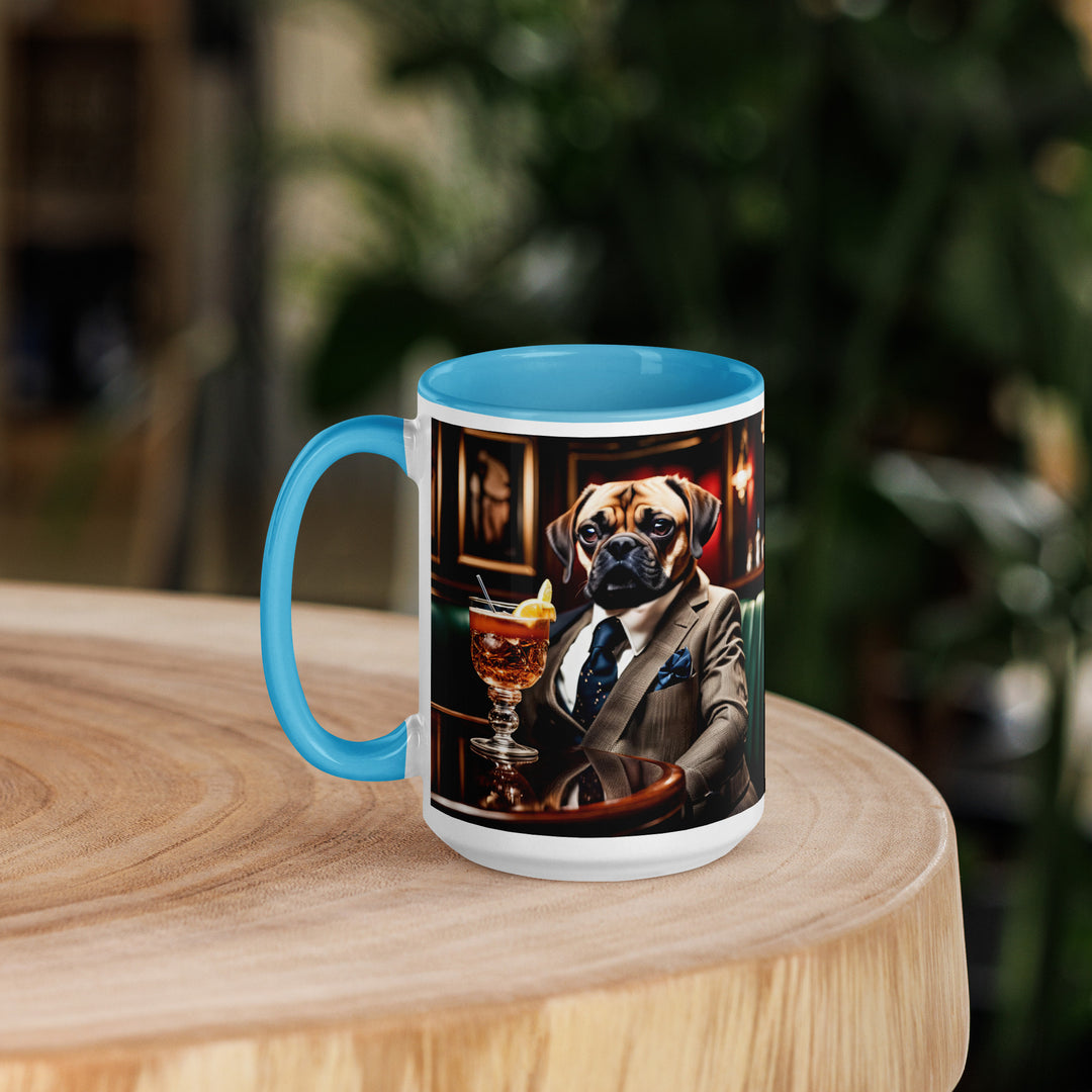 Puggle General- Mug with Color Inside v14