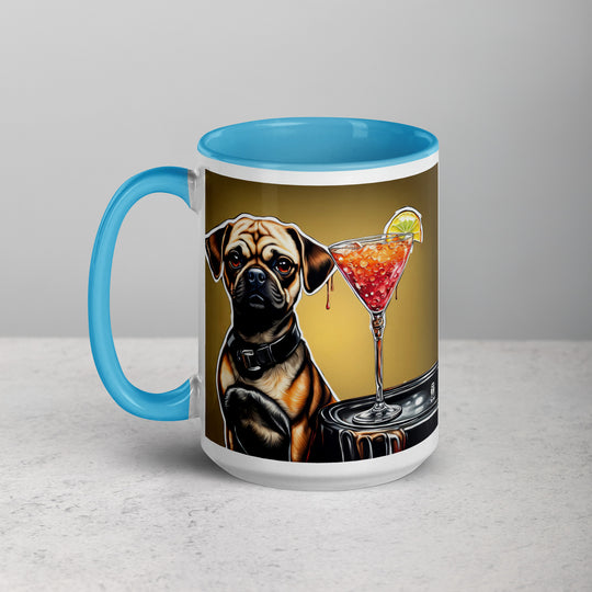 Puggle General- Mug with Color Inside v17