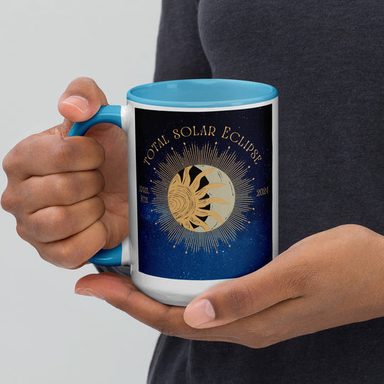 Australian Shepherd Eclipse- Mug with Color Inside