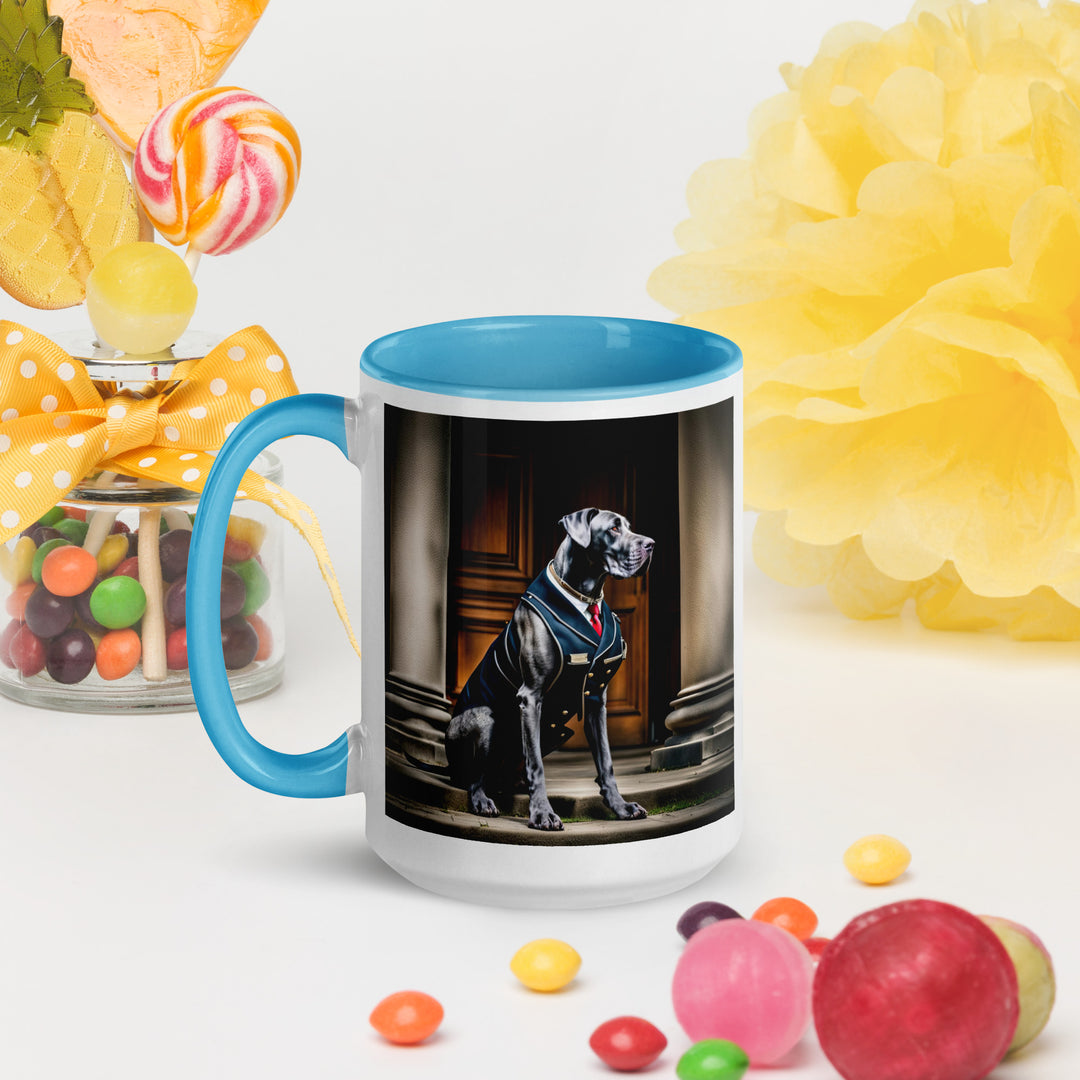 Great Dane- Mug with Color Inside v4