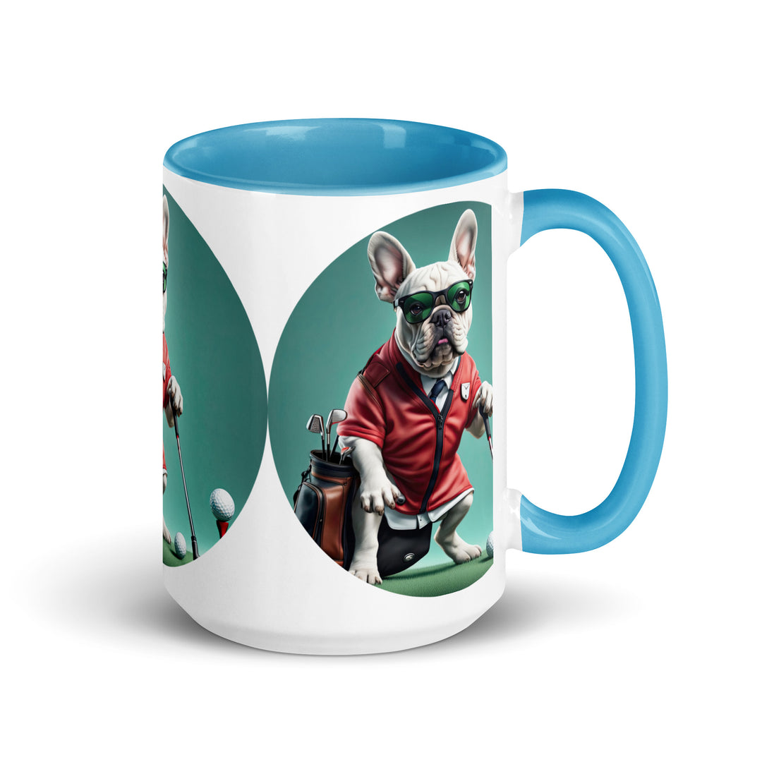 Mug with Color Inside-French Bulldog V4