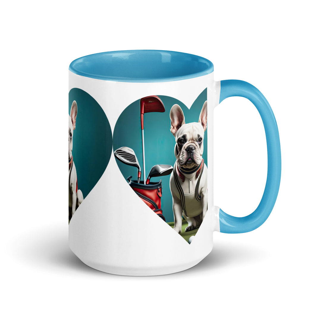 Mug with Color Inside-French Bulldog V7