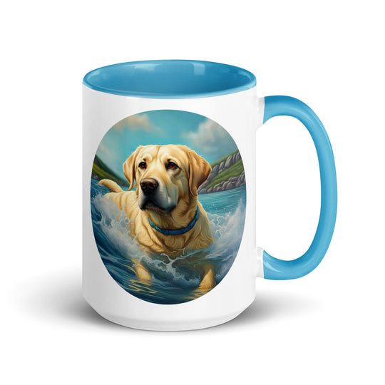 Mug with Color Inside-Labrador Retriever V20