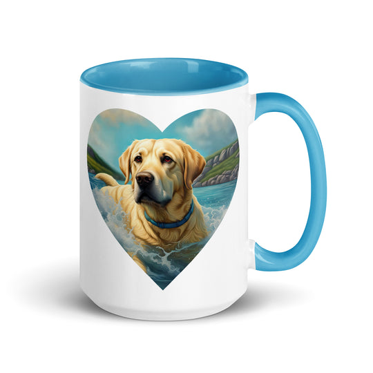 Mug with Color Inside-Labrador Retriever V21