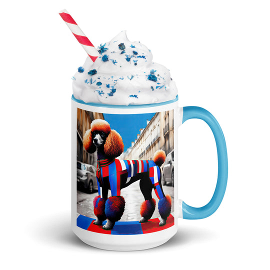 Poodle- Mug with Color Inside