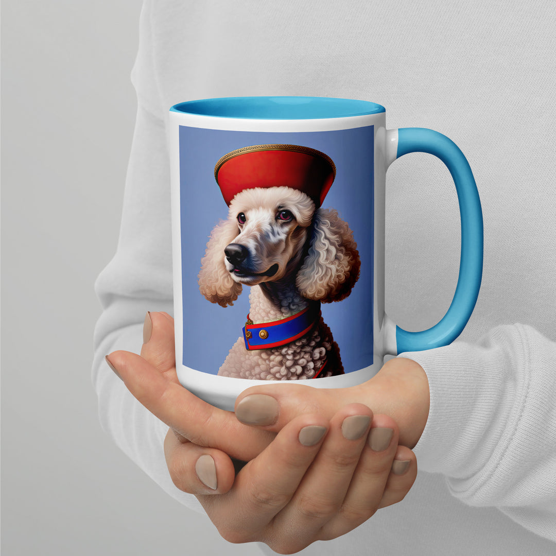 Poodle- Mug with Color Inside v3