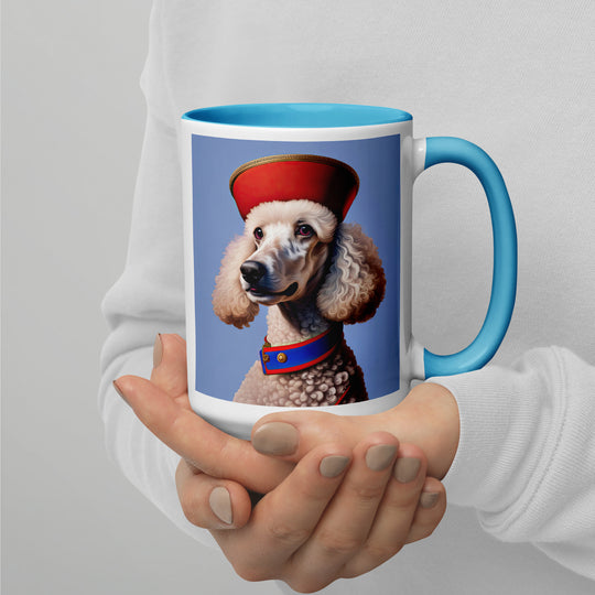 Poodle- Mug with Color Inside v3