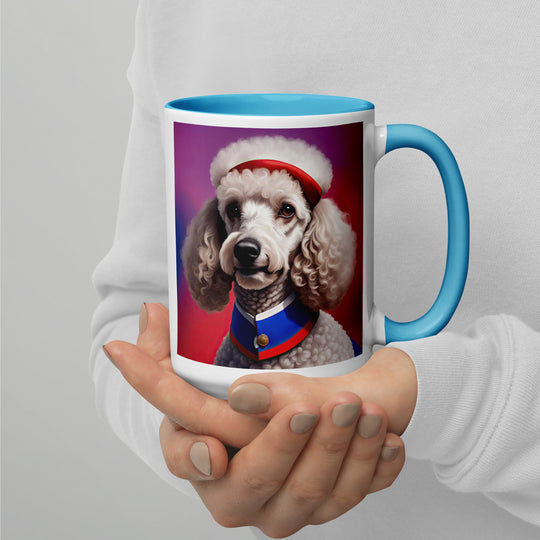 Poodle- Mug with Color Inside v5