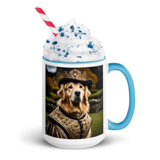 Golden Retriever- Mug with Color Inside